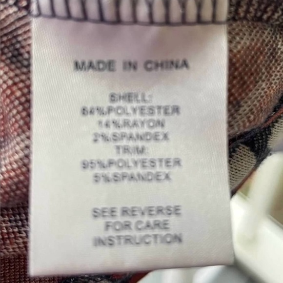 Tyler Boe Geometric Print Cowl Neck Tunic Sweater Dress – Size Medium - Picture 7 of 9